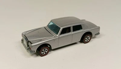 Hot Wheels Redline 1969 ROLLS ROYCE SILVER SHADOW Gray W/Dark Interior EXCELLENT - Image 1 of 4
