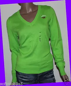 Hollister Co. Bettys Damen GRÜN V-Ausschnitt Pull-Over Cardigan Pullover SMALL S - Bild 1 von 1