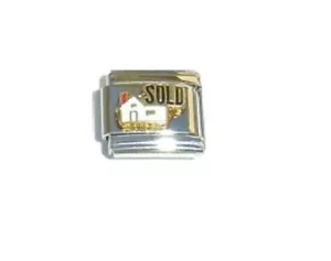 9mm Italian Charms Charm E30 New Home Move House Sold Fits Classic Size Bracelet - Picture 1 of 2