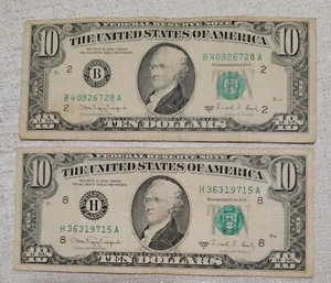 (1) 1988A $10 Bill Old US Currency - Picture 1 of 2