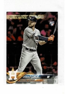 2018 TOPPS MINI ON DEMAND PINK 416 DEREK FISHER RC #d 03/25 - HOUSTON ASTROS - Picture 1 of 1