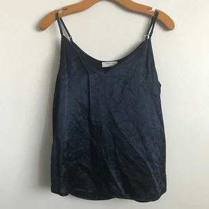 Pullover Aritzia Babaton satinado azul pequeño para mujer cuadrado relajado - Imagen 1 de 9