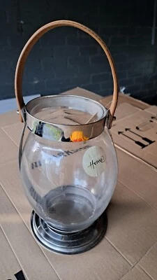 glass hurricane vase - Image 1 of 2