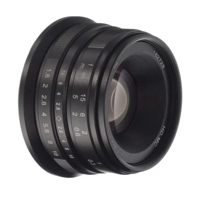 25mm F/1.8 Manual Focus Prime Lens For Panasonic Olympus M4/3 Mount GH5 E-M10II - Image 1 of 4