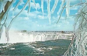 Postcard Niagara Falls Canada Winter Splendor Ice Scene Winter pm 1979 - Picture 1 of 2