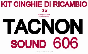 ★ ERSATZRIEMENSATZ 2 x CINEPROJEKTOR TACNON SOUND 606 ★ - Bild 1 von 1