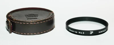 Genuine Nikon Nippon Kogaku Japan F Close up #0 52mm+ Case. Excellent & Classic - Image 1 of 4