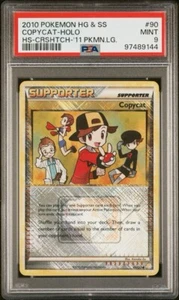 2010 Pokémon HeartGold & SoulSilver Copycat Holo Cross Hatch PSA 9 Mint - Picture 1 of 2