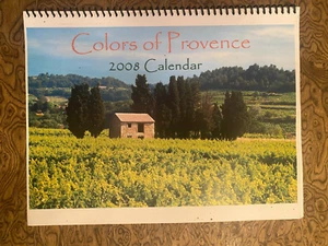 Colors of Provence France 2008 Calendar Color Photos 8.5 x 11 Unused - Picture 1 of 5