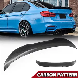 For BMW F30 F80 335i 328i Carbon Fiber Rear Trunk Spoiler Wing Lip PSM Style New - Picture 1 of 9