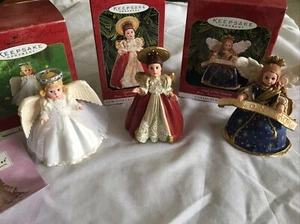 3 Hallmark Madame Alexander Holiday Angel Nativit Twilight Glorious Ornament Set - Picture 1 of 10