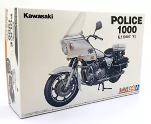 Aoshima 1/12 Scale Kit 3800 2401 - 1981 Kawasaki Police 1000 KZ1000C - #59 - Picture 1 of 6