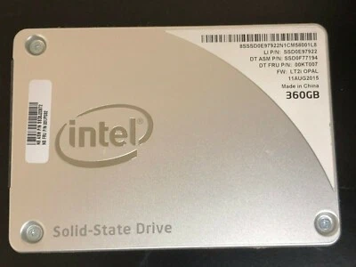 Intel SSD 360GB Pro 2500 Series MLC 2.5" SATA3 Solid State Drive SSDSC2BF360A5L - Image 1 of 3