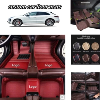 Fit For Toyota Venza Yaris All Models Car Floor Mats Carpets Waterproof Handmade Foto 1 de 4