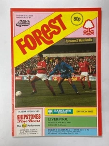 1990/91 NOTTINGHAM FOREST V LIVERPOOL 06-05-1991 DIVISION 1 - Picture 1 of 1