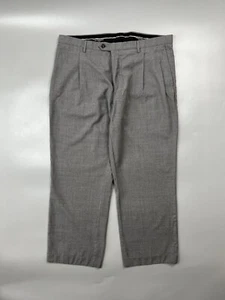 Men's Burberry London Gray Wool Trousers Size IT 56 (Y0530) - Picture 1 of 13