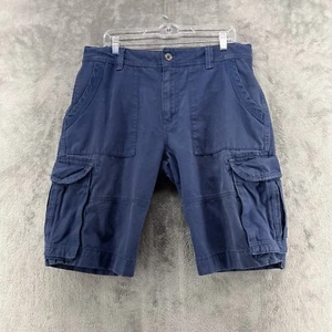 Fat Face Shorts Mens 34 Blue Cargo Shorts Pockets Streetwear Designer Preppy - Picture 1 of 18