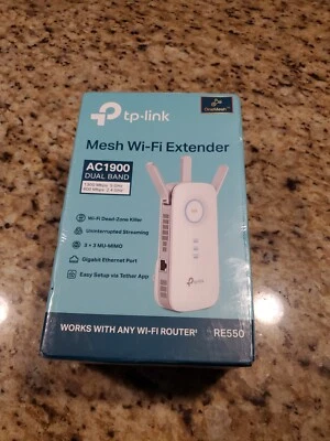TP-Link RE550 AC1900 Wireless Dual Band Wi-Fi Range Extender Booster - Image 1 of 4