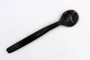 Cuchara de cuerno cuchara para bebé mermelada de cuerno orgánico Madagascar 13,5 cm - Imagen 1 de 2