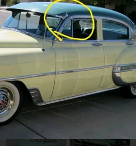 1953 1954 Chevy Belair Wing Vent Visor Driver Left - Picture 1 of 5