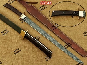 Handmade Full Tang Sword,Damascus Steel Katana Sword,Battle Ready Sword. - Picture 1 of 5