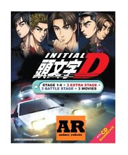 Inital D (etap 1-6 + dodatkowy + etap bitwy + film)Anime DVD angielskie napisy Region 0