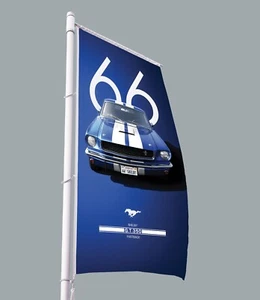 1966 Ford Mustang Shelby GT350 Classic Vintage Modell Flagge Banner 3x5 Fuß Garage - Bild 1 von 5