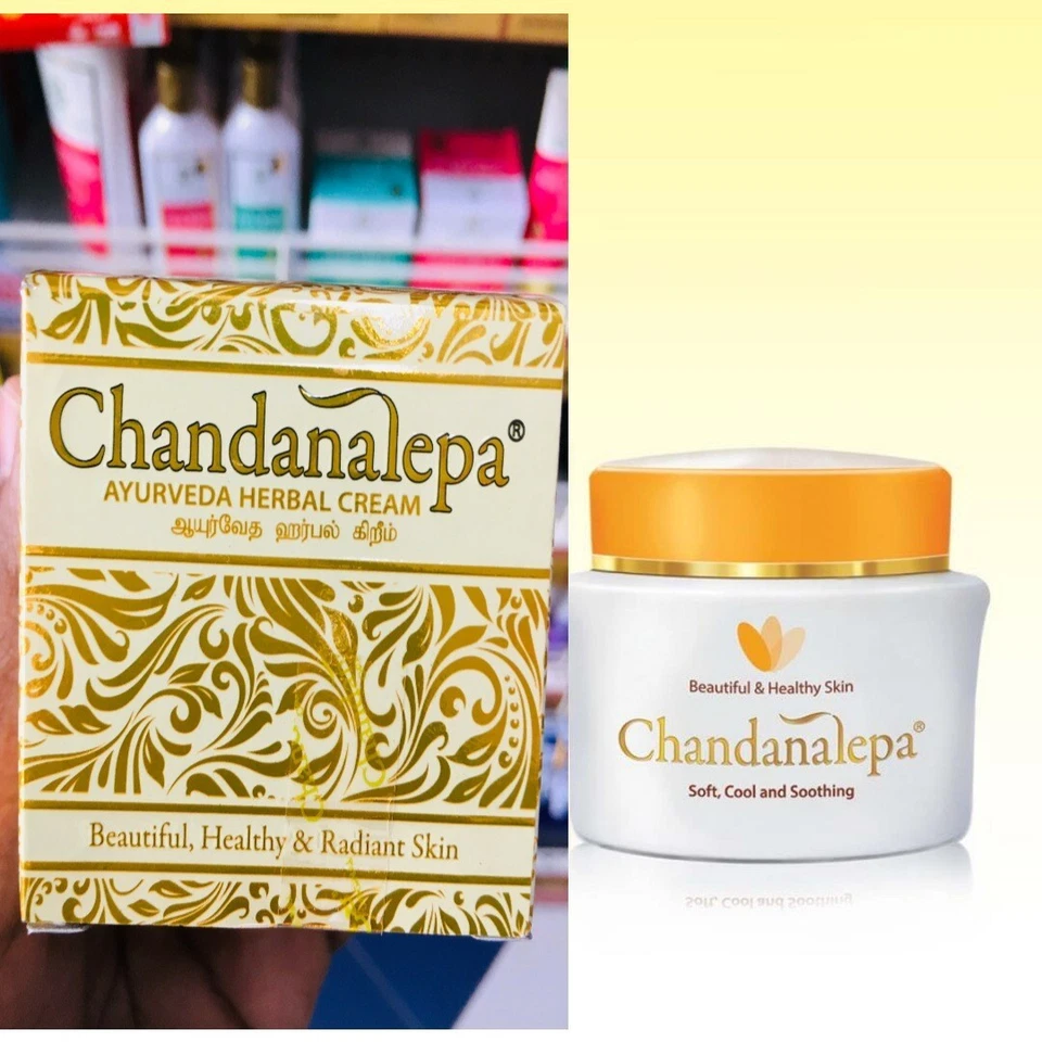 Sandalwood Ayurveda Skin Cream Herbal Care Anti Aging Chandanalepa spa body 60g