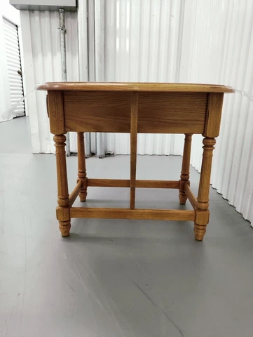 Ethan Allen Centerbury Oak Drop Leaf End Table 23x39 Cover