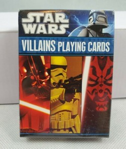 New Sealed Star Wars Villains Cartamundi Playing Cards Year of 2011 