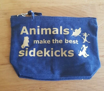 Westford mill Bag blue & gold animals make the best sidekicks zip closure  - Image 1 of 3