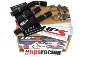 HPS Black Silicone Radiator Hose Kit Coolant OEM Replacement 57-1355-BLK - Picture 1 of 4