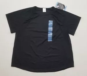 Member's Mark Women's Short Sleeve Mesh Detail Work It Out Active TEE, Black - Picture 1 of 43