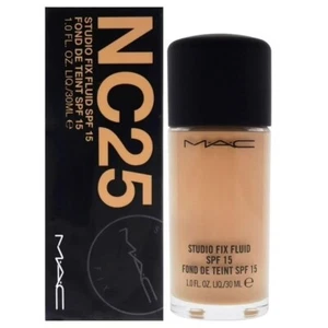 MAC STUDIO FIX FLUID SPF 15 MAKEUP FOUNDATION 1 OZ / 30 ML ORIGINAL FORMULA NIB - Picture 1 of 2