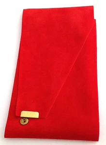 ELEGANTE FUNDAS PARA GARGANTILLAS / COLLAR DE TERCIOPELO ROJO - Bild 1 von 1