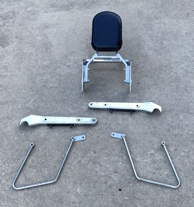 1996-2004 Kawasaki Vulcan VN1500 Classic OEM Rear Backrest Luggage Rack Set - Picture 1 of 11