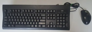Sturdy Keyboard Mouse Combo-USB-PS/2Excellent Pre-Owned-Help Save Your USB Ports - Picture 1 of 3