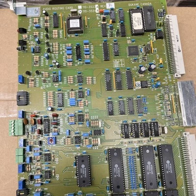 Dukane Canada Audio Routing Card 110-3524A Rev B - Image 1 of 3