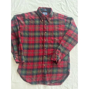 Pendleton Country Traditions Herren Hemd Baumwolle/Wollmischung Medium rot kariert Vintage - Bild 1 von 7