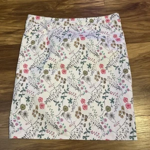 Laura Ashley Damenrock weiß Blumen Größe UK 16 - Bild 1 von 6