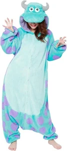 SAZAC Character Fleece Kigurumi Free Size Disney Monsters Inc. Sally - Picture 1 of 7
