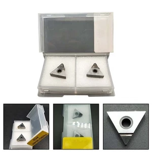 Hochleistungs 2 Stück TNMG160404 PCD Wendeplatten für CNC Drehmaschine für Al - Bild 1 von 12