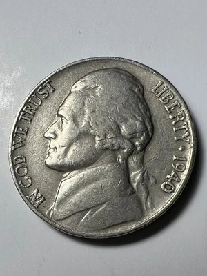 Jefferson Nickel 1940 con errores en la moneda. ¡Raro! Foto 1 de 4
