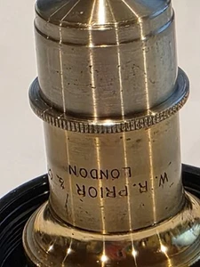 Prior London 1/6 n.a.70 MIKROSKOP OBJEKTIV Messing - Bild 1 von 2