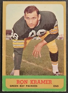 1963 Topps #92 Ron Kramer Green Bay Packers - Bild 1 von 2