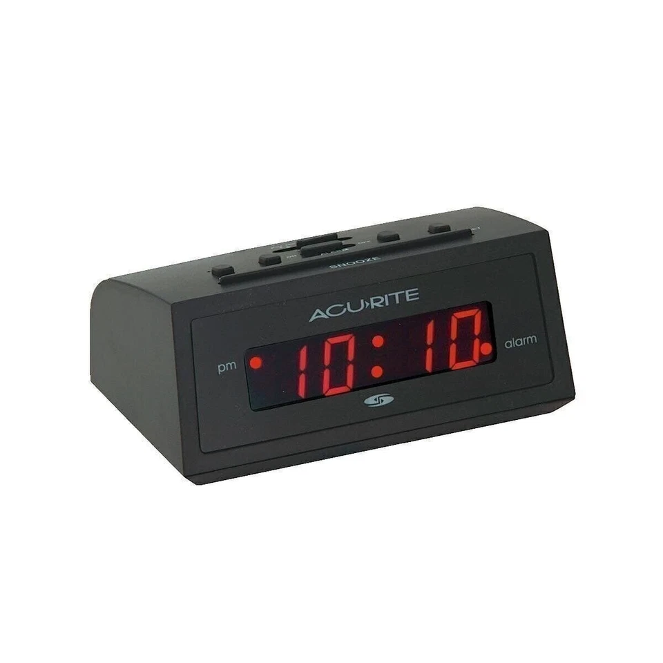 Acurite Black Alarm Clock - Image 1 of 1