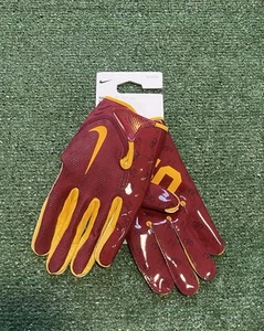 Nike USC Trojans Team Issued Vapor Jet 7.0 Football Gloves Red Size 2XL - Picture 1 of 5