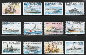 1999 Barbados Sc#872d-84d-inscribed '1999' - Ships, Boats, Vessels. MNH Cv$24.25 - Picture 1 of 1