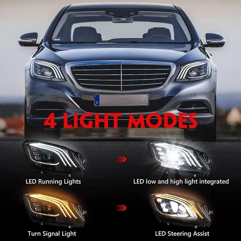 Faros LED DRL de actualización para Mercedes-Benz Clase S W222 2014-2017 Foto 1 de 1