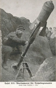 AK Militaria Wurfapperat für Torpedogranaten Ansichtskarte (15979) - Picture 1 of 2